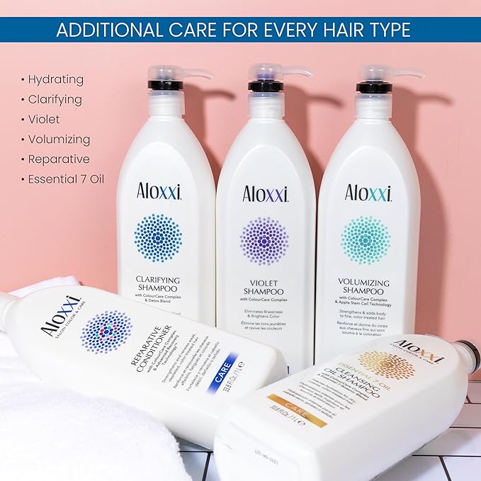 ALOXXI Hydrating Color Protectant Conditioner for Color Treated Hair with Keratin Jojoba & Olive Oils Nourishes and Repairs, 10.1 Fl Oz