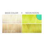 Arctic Fox Semi-Permanent Hair Dye, Neon Yellow, UV Reactive, Vegan & Cruelty-Free, Ammonia-Free, Conditioning Formula, Long Lasting, For All Hair Types, 8 Fl Oz (Pack of 2)