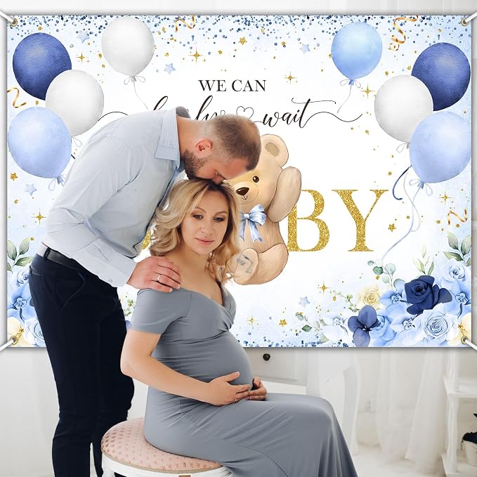 Avezano Bear Baby Shower Backdrop - Image 8