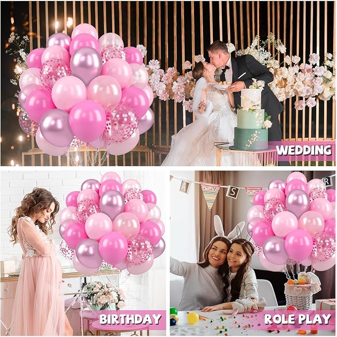 Paready Pink Balloons Set - Image 6