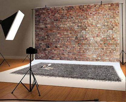 10x8ft Vintage Red Brick Wall Photo Backdrop Newborn Baby Girls Adults Portrait - Image 2