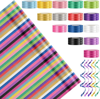 45 Roll 15 Colors Curling Ribbons by PendantofLuck