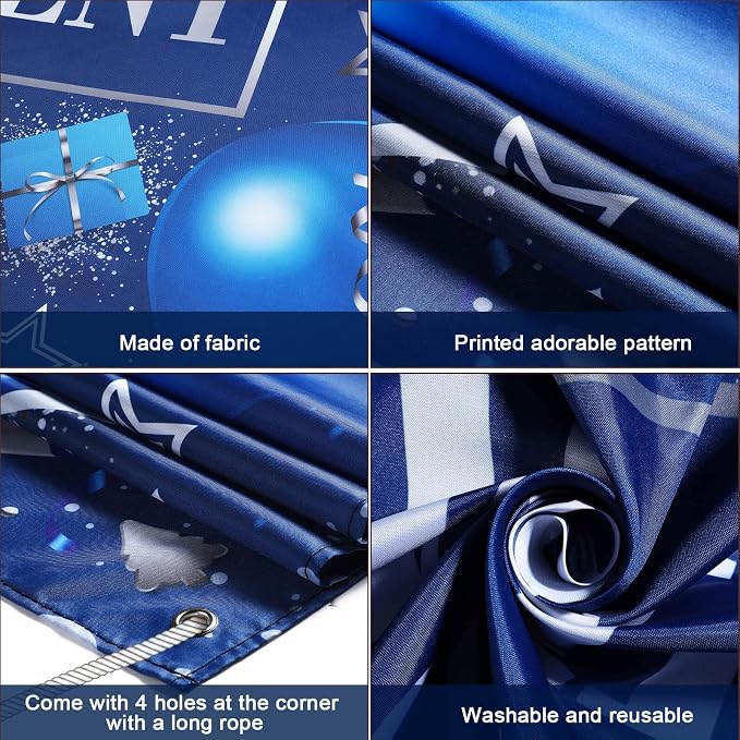 Blulu Retirement Party Decorations, Extra Large Fabric Retire Sign Banner Photo - Image 3