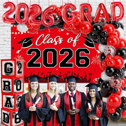 Graduation Decorations 2026, Balloon Arch Kit and Backdrop - Image 5