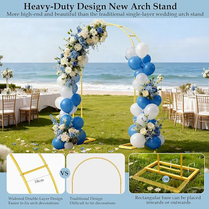 7.2FTx4.3FT Balloon Arch Stand, Wedding Arch - Image 3