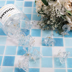 YOHAMA 10 pcs Hair Clips Medium Small 1.57 in Clear Octopus Claw Clips 4cm Medium Jaw Clips Durable Strong Grip for Women Girls Thick Hair.