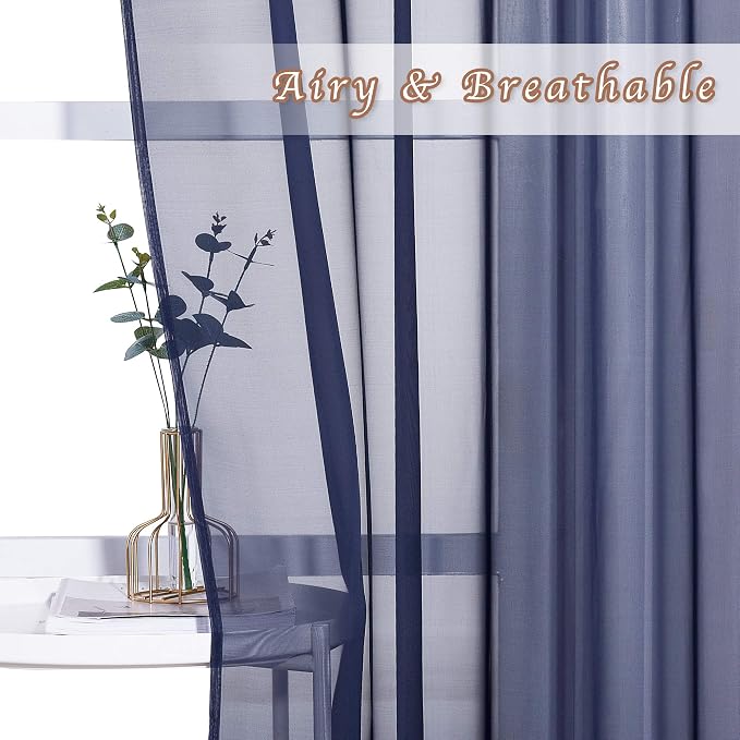 NICETOWN Sheer Curtains for Living - Image 3
