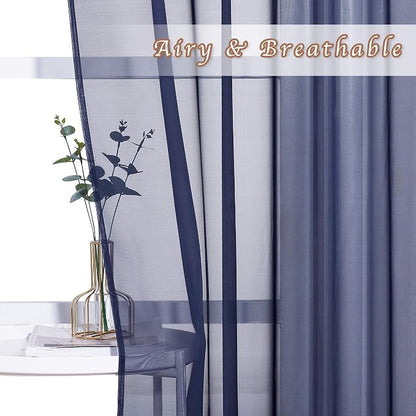 NICETOWN Sheer Curtains Voile Panels - Image 3