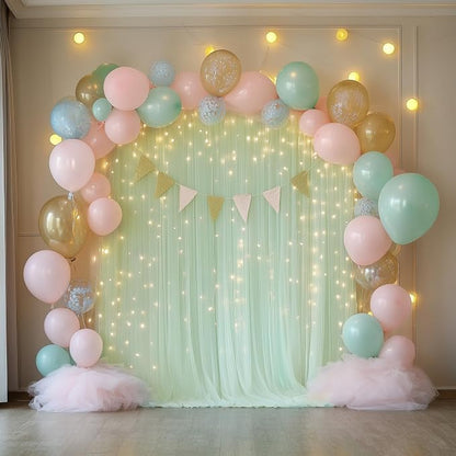 Fomcet Tulle Backdrop Curtains - Image 8