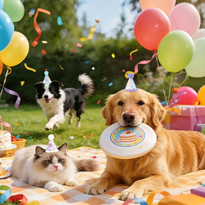 CANREVEL Mini Party Hats for Stuffed Animals Headwear, Birthday Hats - Image 5