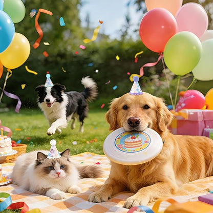 CANREVEL Mini Party Hats for Stuffed Animals Headwear, Birthday Hats - Image 5