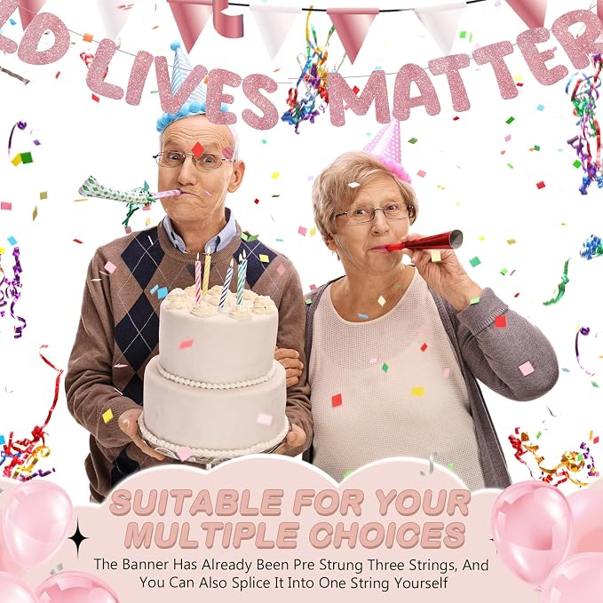 Fulmoon Pre Strung Banner 6.56 ft Funny Birthday Retirement Party Decorations - Image 4