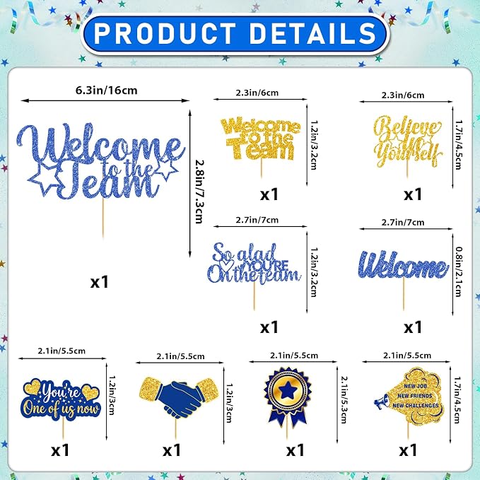 Welcome to The Team Decorations - Image 3