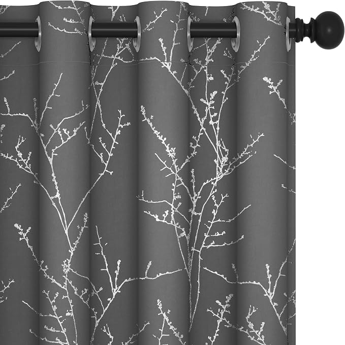 Deconovo Living Room Curtains 84 Inches Long, Thermal Insulated, Room Darkening by Unknown