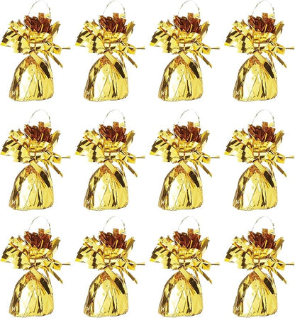 Beistle 50804-GD Metallic Wrapped Balloon Weights by Beistle