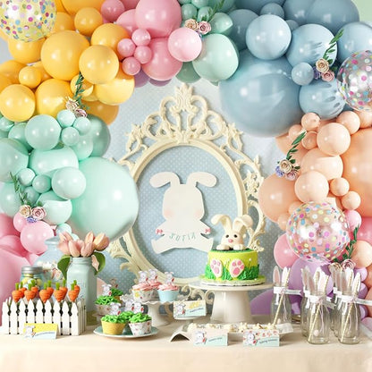 Ouddy Party 149Pcs Pastel Rainbow Balloon Garland Kit 18 12 10 5Inch | - Image 6