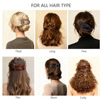 6 Pack Flat Hair Clips for Women,Large Claw Clips Strong Hold Hair Clips for for Thick & Thin Hair for Daily Styling