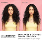 Style Factor EDGE BOOSTER Extra Strength Setting Mousse Travel Size – Frizz Control, Extra Volume, and Conditioning – 2.5oz Turquenite Mousse for Curly Hair