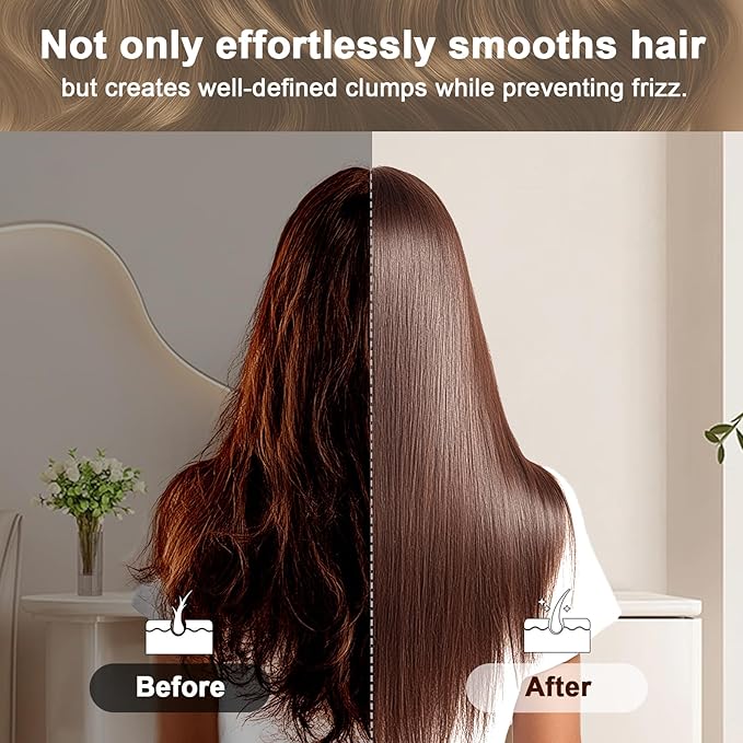 Hair Brush, For All Hair Types, Detangler Hairbrush, Durable Boar Bristle Brush, Vented Design, Massage The Scalp, Curved Paddle Elevates Your Experience