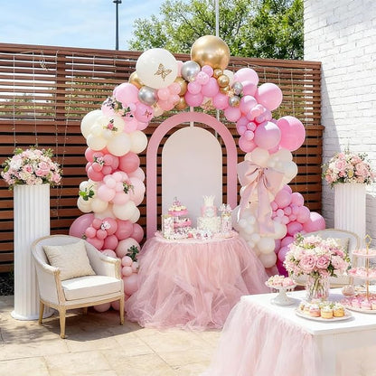50pcs 12 Inch Pastel Pink Latex Balloons | Light Pink Balloons - Image 4