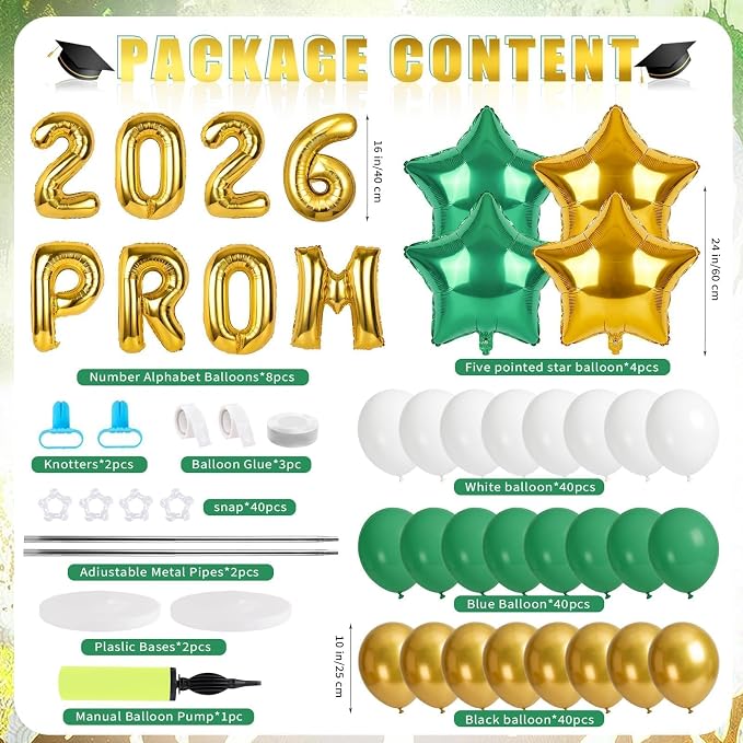 2 Sets Graduation Balloon Column Stand Kits - Image 3