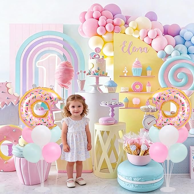 Donut Balloon Table Centerpiece Stand Kit 2 Sets - Image 4