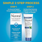 Nizoral Deep Moisturizing Conditioner with Mint & Tea Tree Oil for All Hair Types - Free of Sulfates, Parabens, Artificial Fragrances and Dyes, 9.4 oz