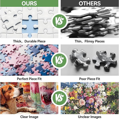 500 Pieces Puzzle for Adults, Puzzles for Adults 500 Pieces, Retro Ice Cream - Image 5