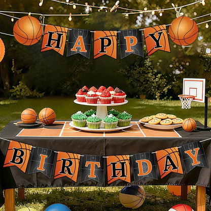 Basketball Happy Birthday Banner Basketball Theme Party Decorations Sport - Image 8