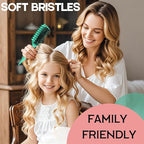 Curly Hair Brush Candybrush Curl Defining Brush for Detangling Shaping and Defining Curls for Women, Men, Wet & Dry Hair (Green)