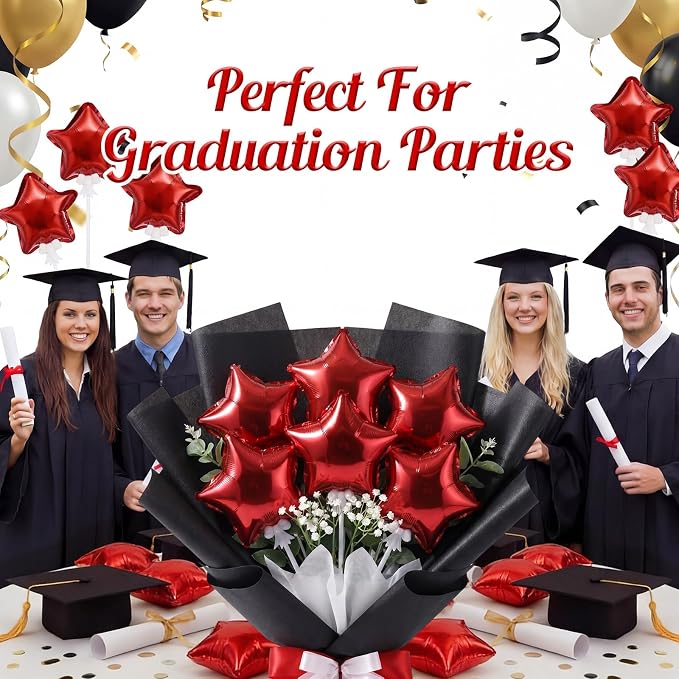 30 Pcs Mini Star Self Inflatable Balloons - Image 4