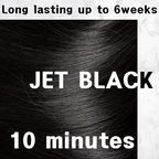 Edbe Hair Color Easy Comb Jet Black (4 Pack) – Grey Hair Mustache and Beard Coloring for Men with One Application Kit