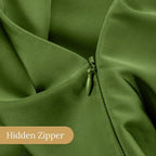 INFIIXSO Body Pillow Cover with Zipper, Luxury Mulberry Silk Body Pillow Case 20x54 Inches, Ultra Smooth and Soft Cooling Long Pillowcase, Gift for Women, Men(Cedar Green)