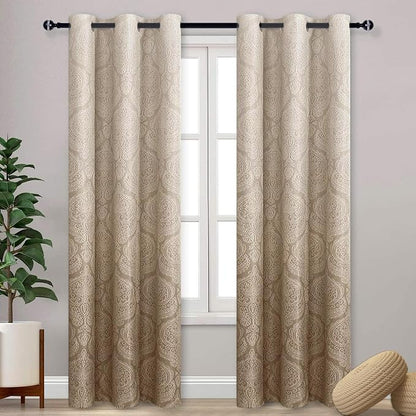 DWCN Ombre Blackout Curtains for Bedroom by DWCN