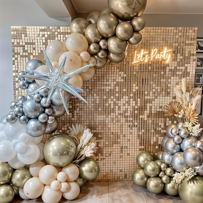Gold and Silver Balloons - Image 8