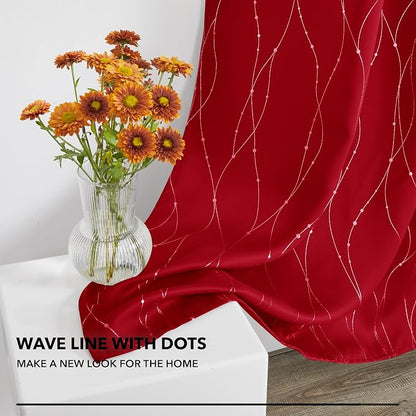 Deconovo Blackout Back Tab Curtains - Image 5