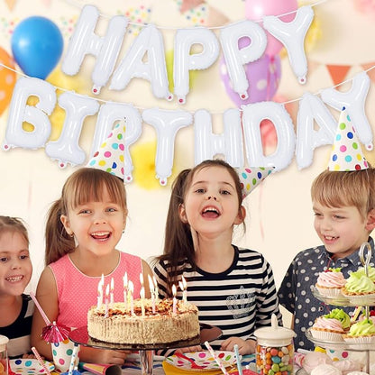 Happy Birthday Balloons Banner, Foil Balloon Personalized Name Letters Balloons - Image 5
