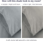 CALIFORNIA DESIGN DEN Luxuriously Soft Hotel Quality 600 Thread Count, 100% Cotton Set of 2 Cases, Crisp & Cool Pillow Cases King Size Set of 2, Fits King Pillows (Light Gray)