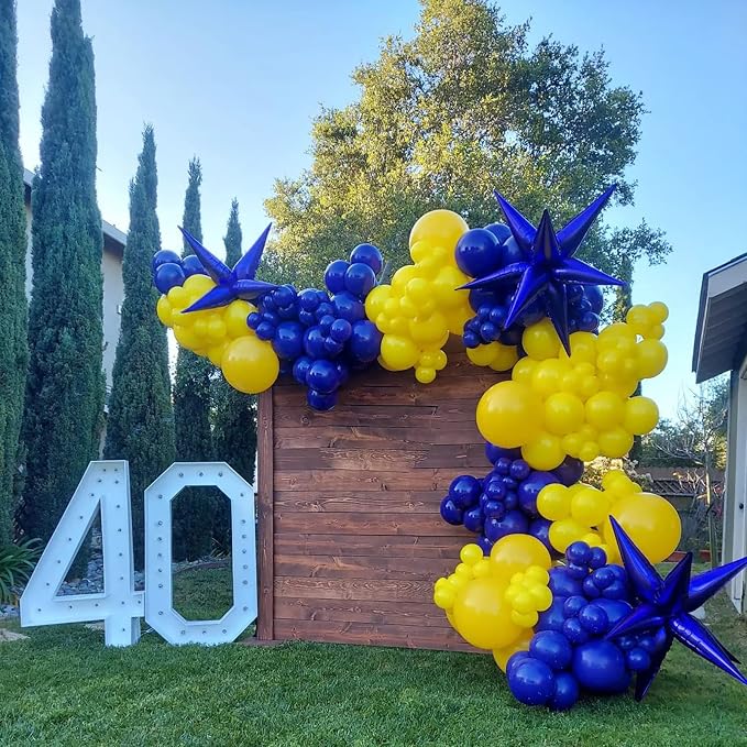 FOTIOMRG 110pcs Yellow Balloon Garland Arch Kit, 18 12 10 5 inch Yellow Latex - Image 6