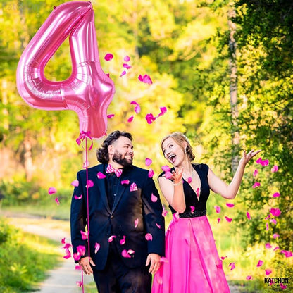 KatchOn Hot Pink 4 Balloon Number - Image 7