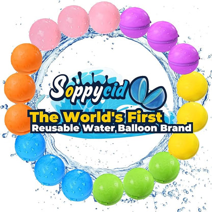 Reusable Water Balloons 18PCS by WhereKidsLearnThroughPlay