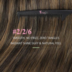 YoungSee Tape in Extensions Human Hair Balayage Tape in Hair Extensions Dark Brown Tape in Hair Extensions Ombre Brown Human Hair Tape-in Extension Short Hair 12In Tape-ins Hair Extension 20pcs 30g