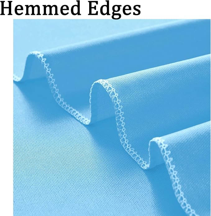 40ftx10ft Wrinkle Free Baby Blue Backdrop Curtains - Image 6