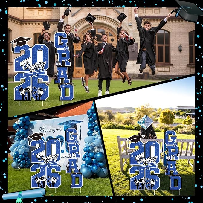 Graduation Yard Sign Class of 2026 Decorations - Image 7
