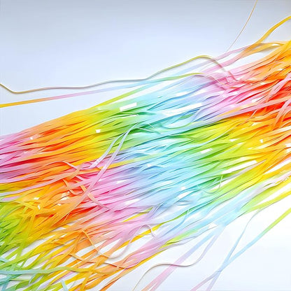 Gradient Pastel Foil Fringe Curtain - Image 5