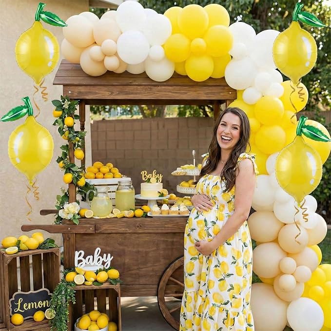 Lemon foil Balloons Summer lemonade - Image 6