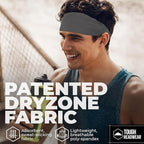 Tough Headwear Tough Outfitters Headband for Men - Mens Headbands - Working Out Sports Performance Head Bands - Athletic Cycling Running Sweat Band, Football Headbands - Sweat Bands Men/Women