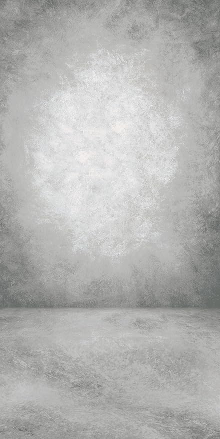 8x16ft Grey Portrait Photography Backdrops Solid Texture Abstract Photo - Image 2