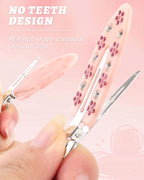 HAIMEIKANG 6 PCs Acrylic Creaseless Hair Clips for Women - No Crease No Bend Hair Clip Makeup Bangs Clips for Women and Girls Flat Hair Clips for Hair Styling