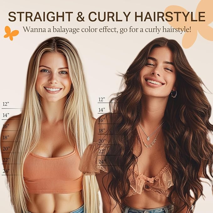 DOORES Hair Extensions Clip in Human Hair Balayage Ash Blonde Highlighted Platinum Blonde 120g 7pcs 16 Inch Clip in Human Hair Extensions Remy Natural Silky Weft